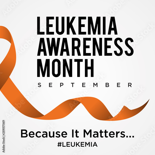 Leukemia cancer awareness background in flat style