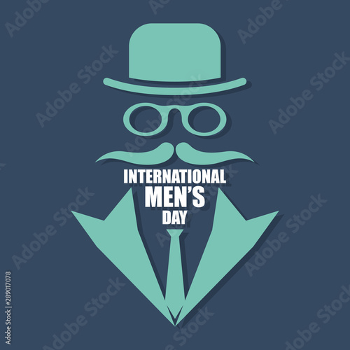 International men day or father day vector image