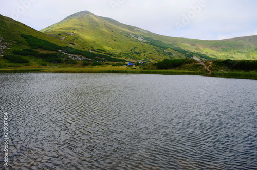 A lake called Nesamovite, located in the Ukrainian Carpathians at an altitude of 1750 m.