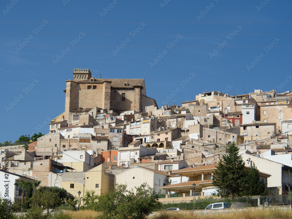A view of Moratalla town. Province of Murcia, Spain