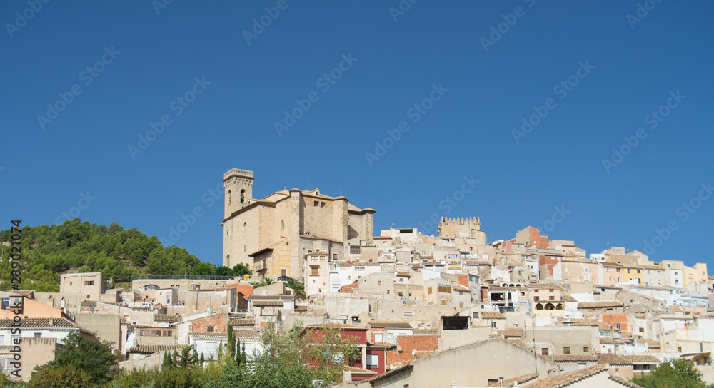 A view of Moratalla town. Province of Murcia, Spain