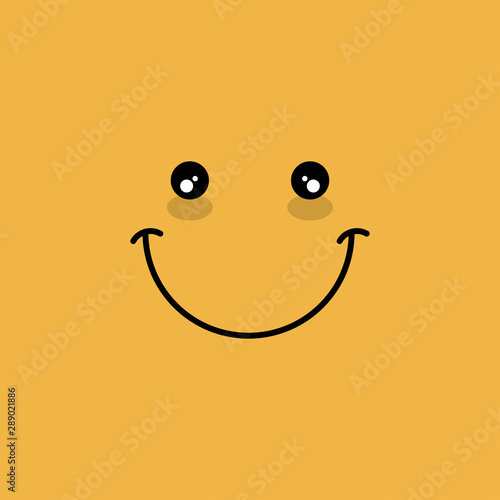 Happy face symbol vector il...