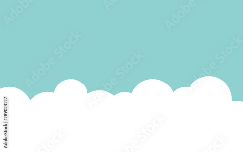 Clouds background sky, vector illustration