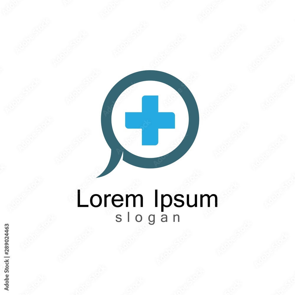 Medical logo template vector icon Medical logo template vector icon
