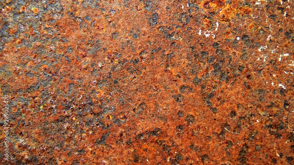Old red matel background Old red matel background