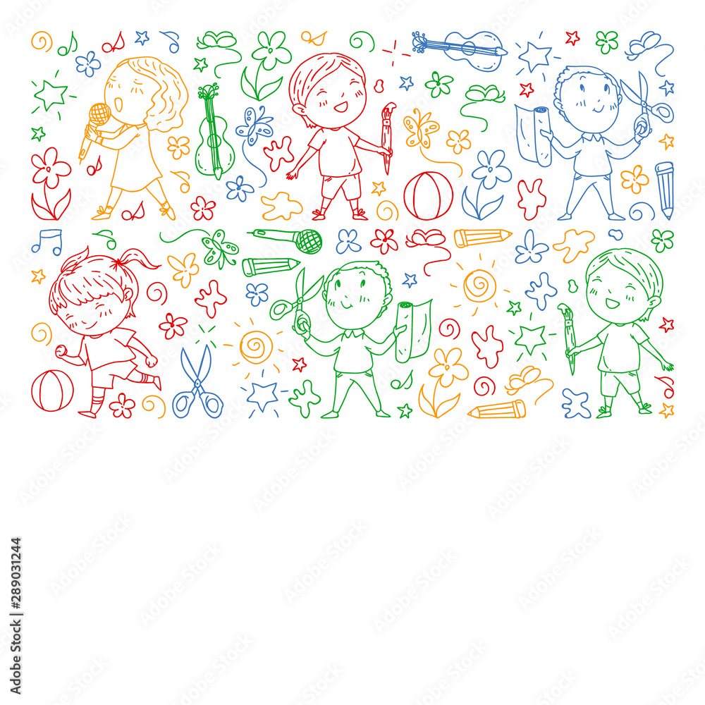 Cleaning services company vector pattern Cleaning services company vector pattern