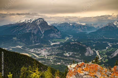 banff canada alberta rockies peak