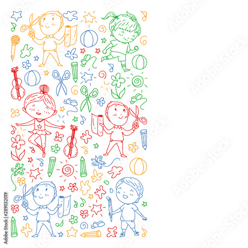 Cleaning services company vector pattern