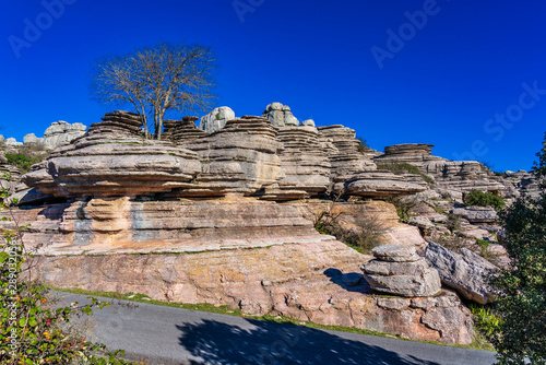 El Torcal de Antequera, Andalusia, Spain, near Antequera, province Malaga.