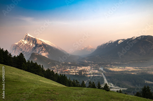 banff canada alberta rockies peak