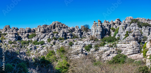 El Torcal de Antequera, Andalusia, Spain, near Antequera, province Malaga.