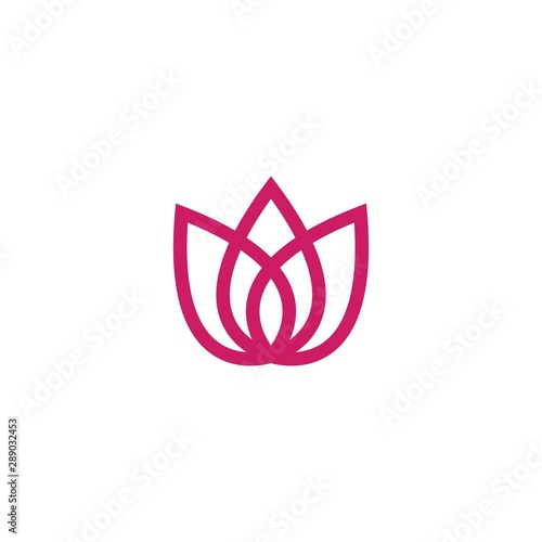 Lotus flowers logo