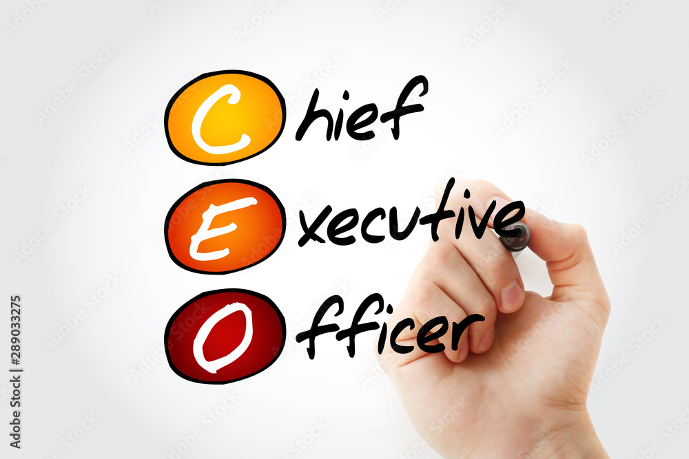 CEO – Chief executive officer acronym with marker, business concept background CEO – Chief executive officer acronym with marker, business concept background