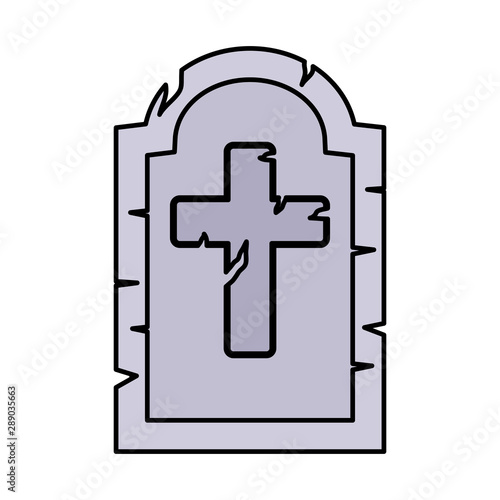 Halloween grave vector design