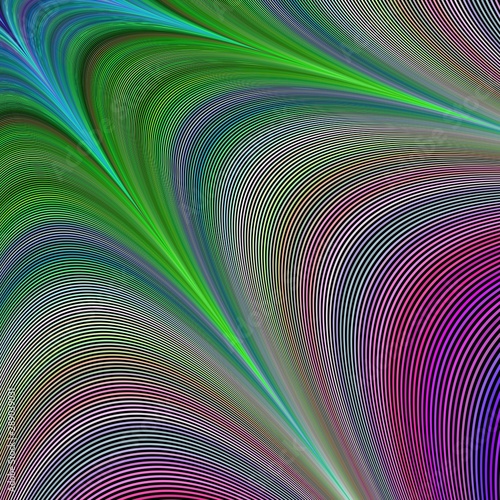 Colorful computer generated vector fractal background art