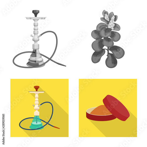 Vector design of refuse and stop symbol. Set of refuse and habit stock symbol for web.