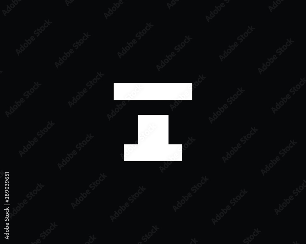 Obraz premium Creative and Minimalist Letter TN NT Logo Design Icon, Editable in Vector Format in Black and White Color