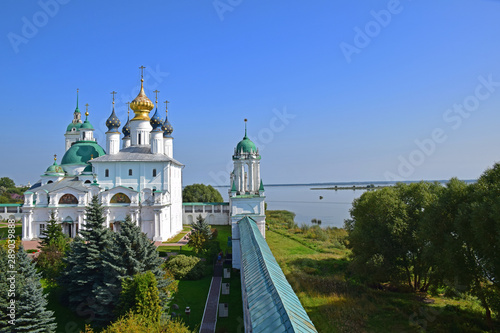 Spaso-Yakovlevsky monastery was founded in 1389 by Rostov Bishop St. James. Major temples built in 1725 - 1758. Russia, Rostov, August 2019