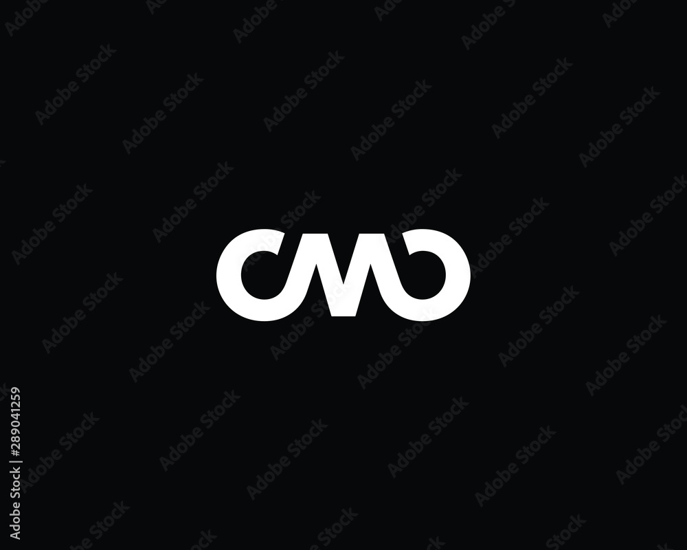 Creative and Minimalist Letter M CMC Logo Design Icon, Editable in Vector Format in Black and White Color Creative and Minimalist Letter M CMC Logo Design Icon, Editable in Vector Format in Black and White Color