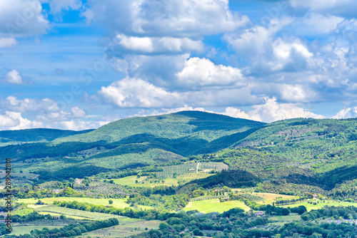 Fototapeta Naklejka Na Ścianę i Meble -  Amazing landscape near Orvieto, Italy, region Umbria.