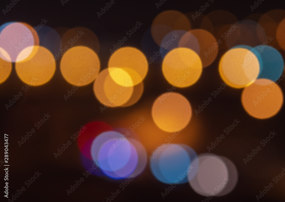 Bokeh from traffic car lights, Saudi Arabia Bokeh from traffic car lights, Saudi Arabia
