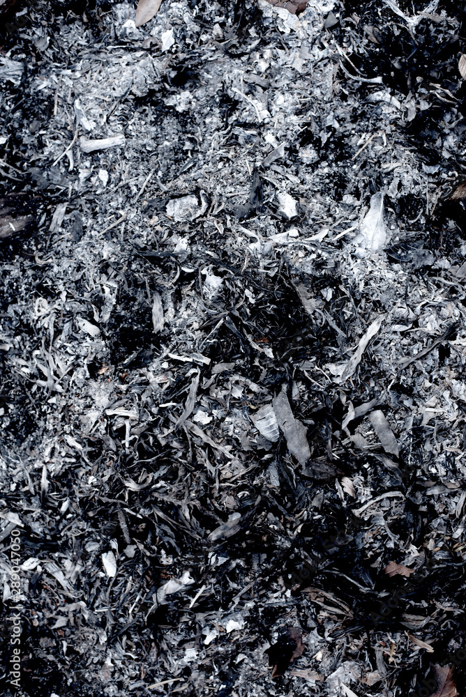 Natural fries ashes textures with dark and grey black texture ,use for background backdrop Natural fries ashes textures with dark and grey black texture ,use for background backdrop