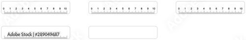 Lineal 10cm SVG Vektor