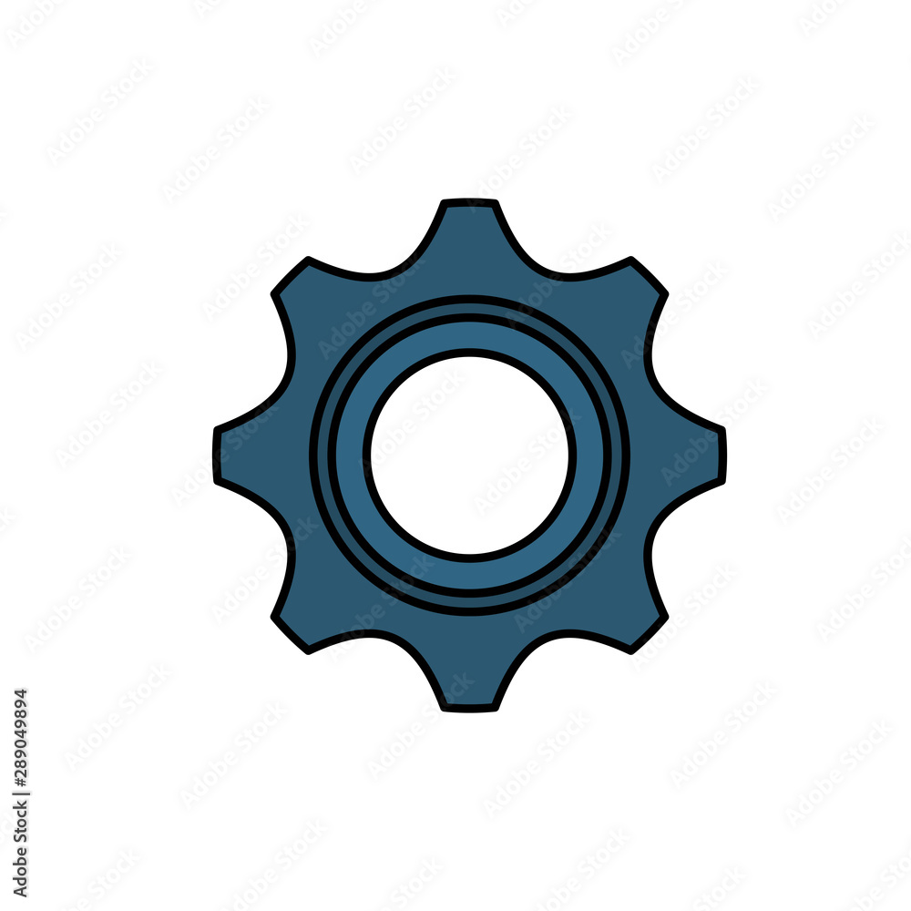 Isolated gear part design Isolated gear part design