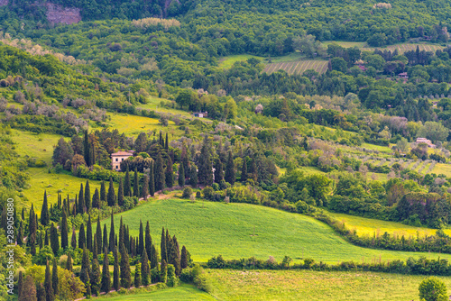 Amazing landscape near Orvieto  Italy  region Umbria