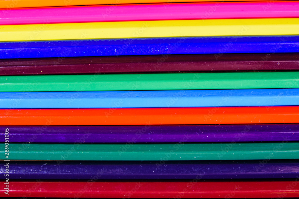 Background of many multi colored pencils Background of many multi colored pencils