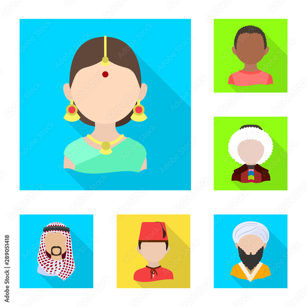 Vector design of nation and race sign. Collection of nation and user stock vector illustration. Vector design of nation and race sign. Collection of nation and user stock vector illustration.