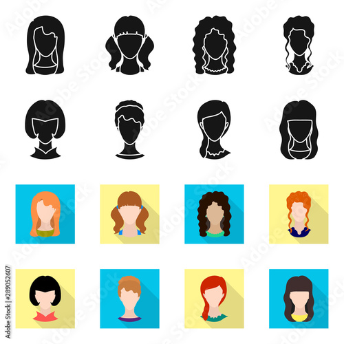 Vector illustration of professional and photo sign. Collection of professional and profile vector icon for stock.