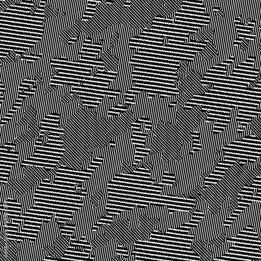 The white and black tie dye texture. Monochrome illustrated design print. Modern abstract linear ornament The white and black tie dye texture. Monochrome illustrated design print. Modern abstract linear ornament
