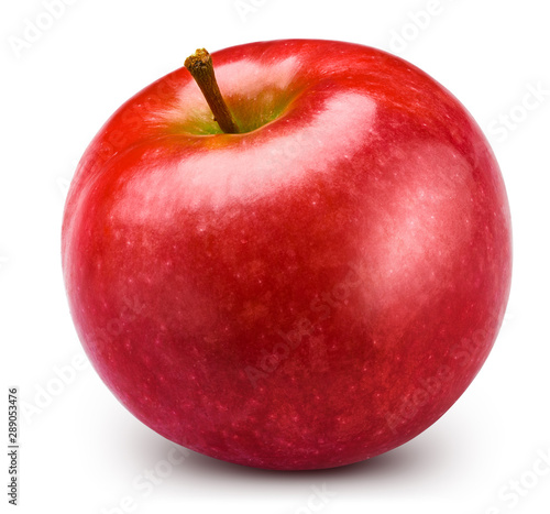 Bild auf Leinwand Red apple isolated on white
