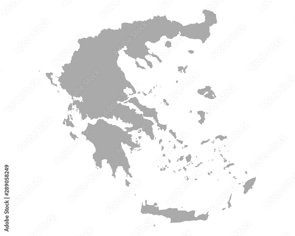 Karte von Griechenland
