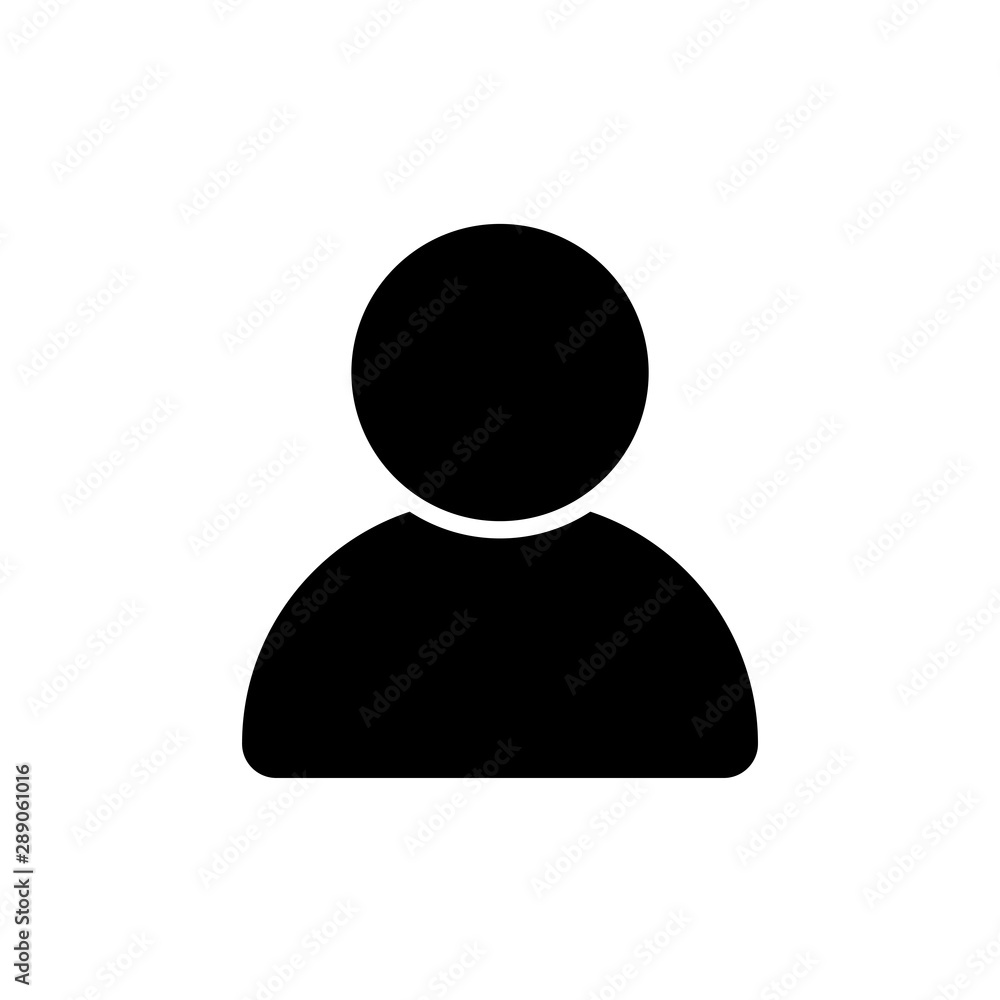 People icon. Person vector icon isolated on white background People icon. Person vector icon isolated on white background