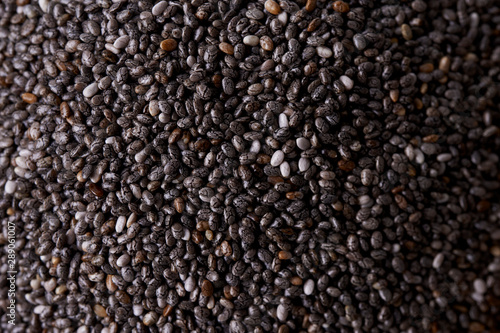 chia seeds close up 