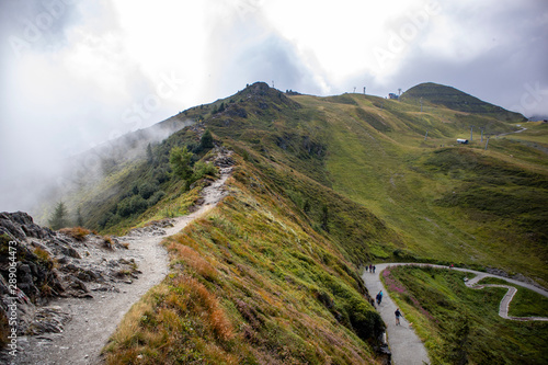 trail in the mountains