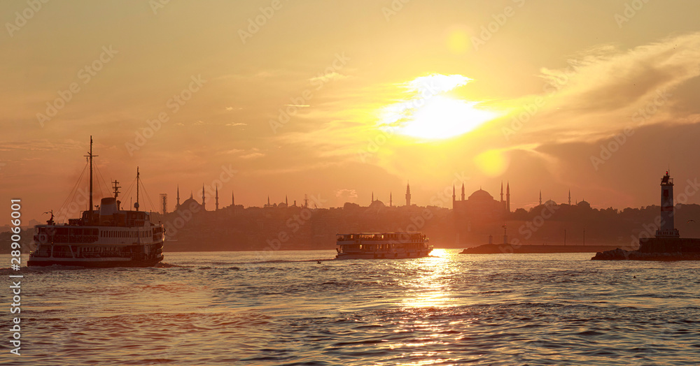 sunset on the istanbul sunset on the istanbul