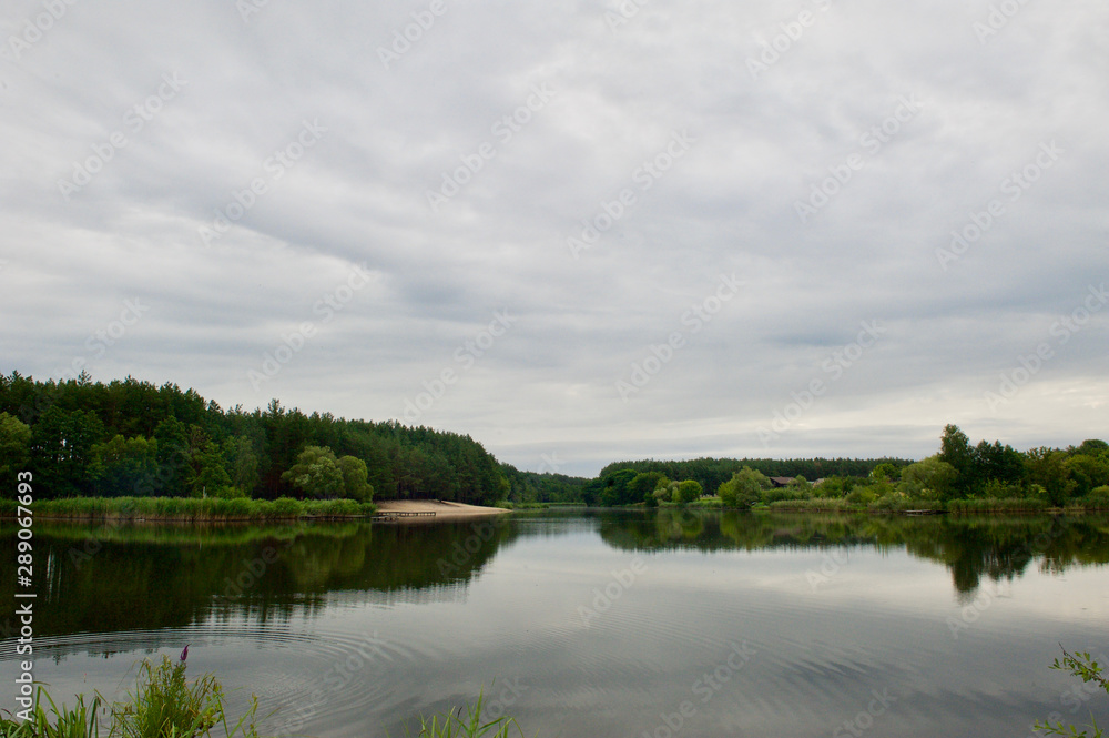 colorful landscapes of the middle belt of the European part of Ukraine