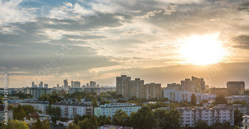 Panorama Warszawy, skyline, Polska © Marcin Mularczyk