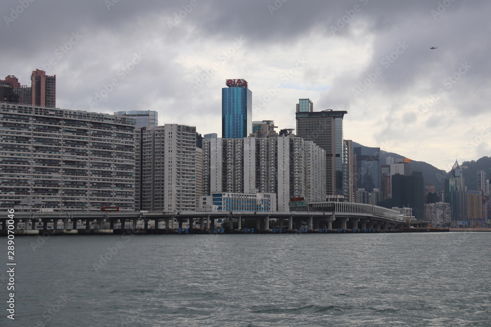 Autoroute sur la baie de Hong Kong	