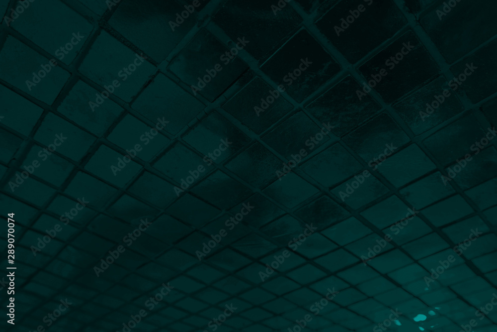 Obraz premium Beautiful closeup textures abstract color dark blue and purple tiles granite and dark blue glass pattern wall and background and art