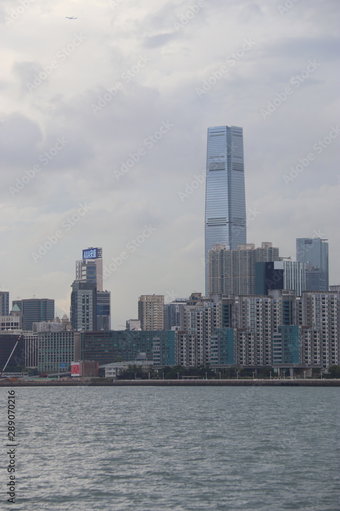 Naklejka premium Baie de Hong Kong 