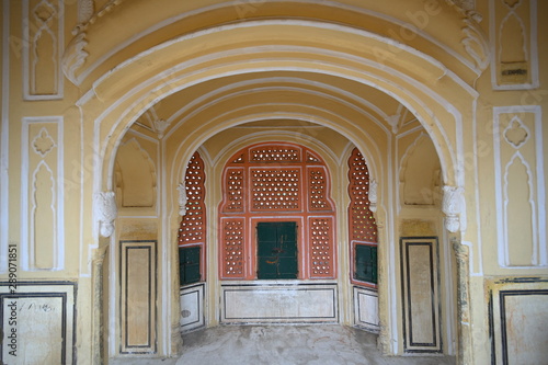 Inside hawamahal building Jaipur India © apirutsiri