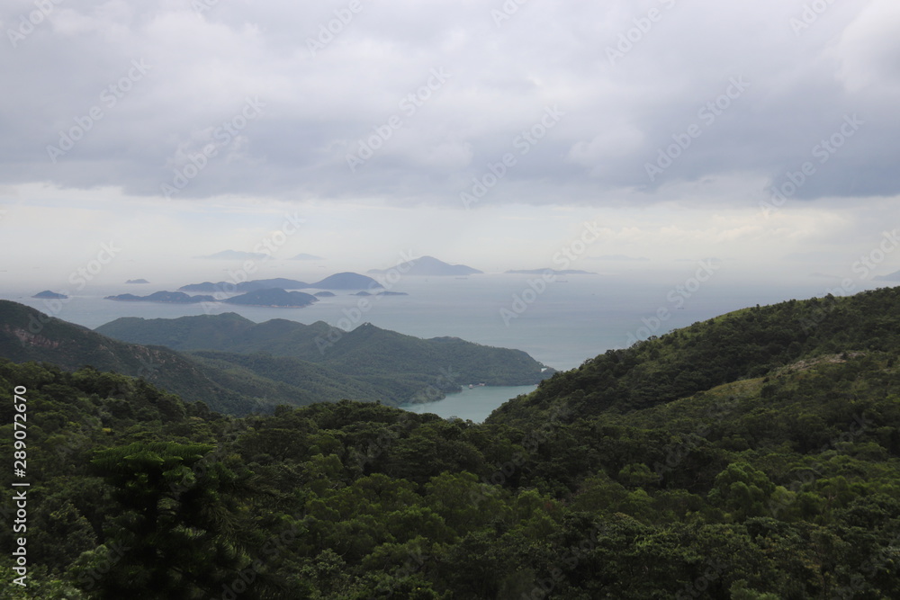 Ile de Lantau et baie de Hong Kong	