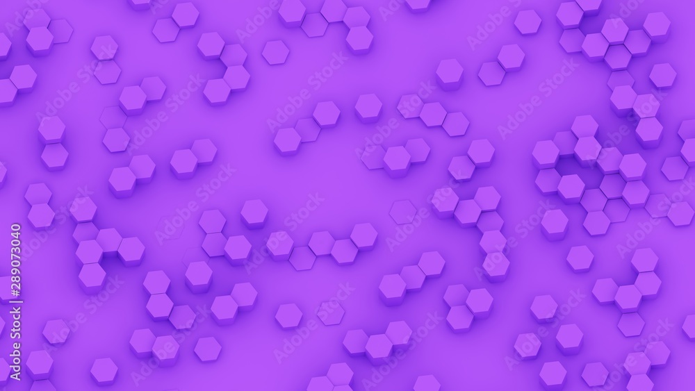 Duo tone hexagon 3D background texture. 3d rendering illustration. Futuristic abstract background. Modern technology Duo tone hexagon 3D background texture. 3d rendering illustration. Futuristic abstract background. Modern technology