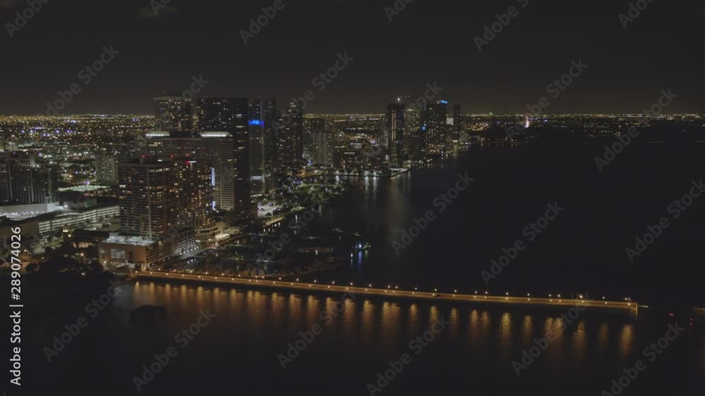Aerial video Miami Biscayne Bay Edgewater 4k Aerial video Miami Biscayne Bay Edgewater 4k