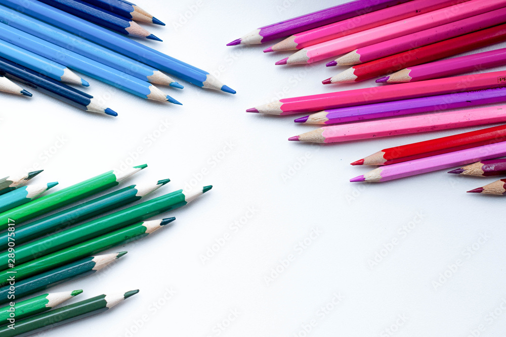 Fototapeta premium background / color pencils