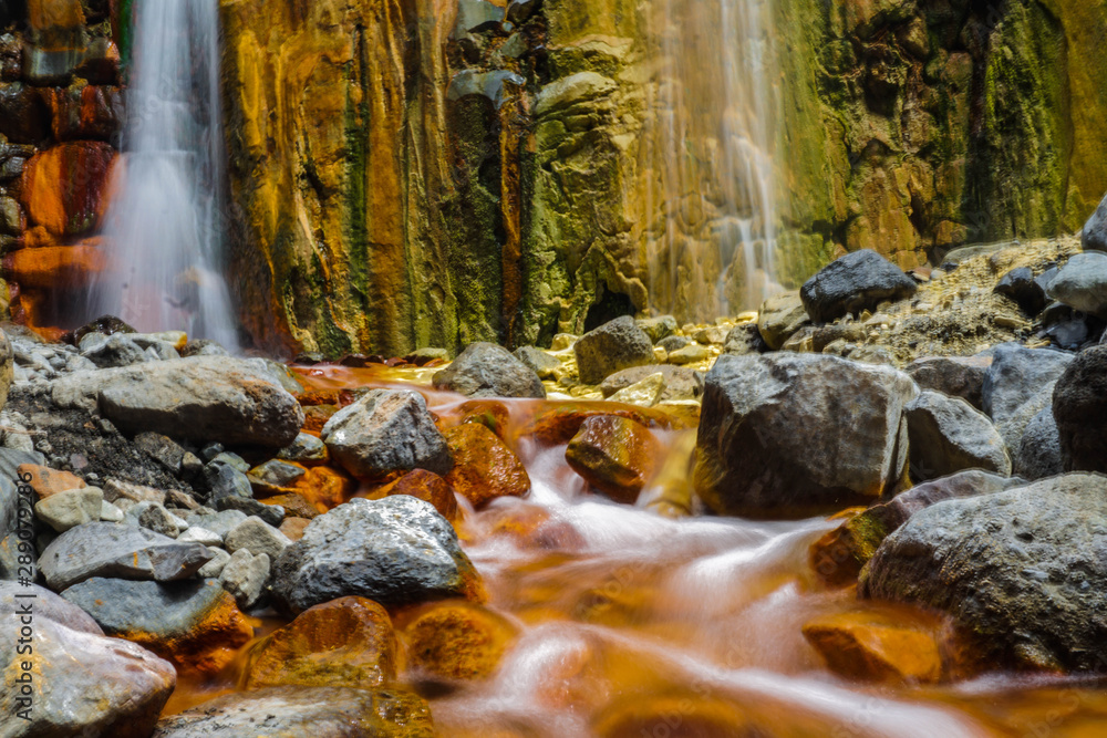 Fototapeta premium Cascada de Los Colores La Palma